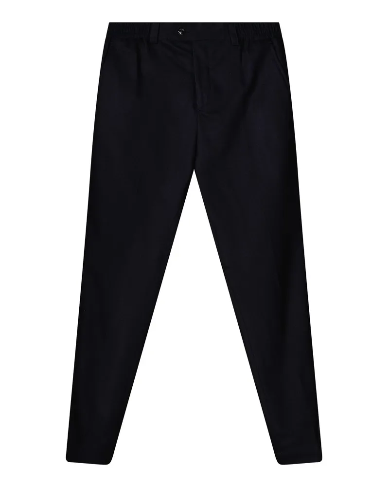 PT TORINO Hose aus Kaschmir-Mix Navy
