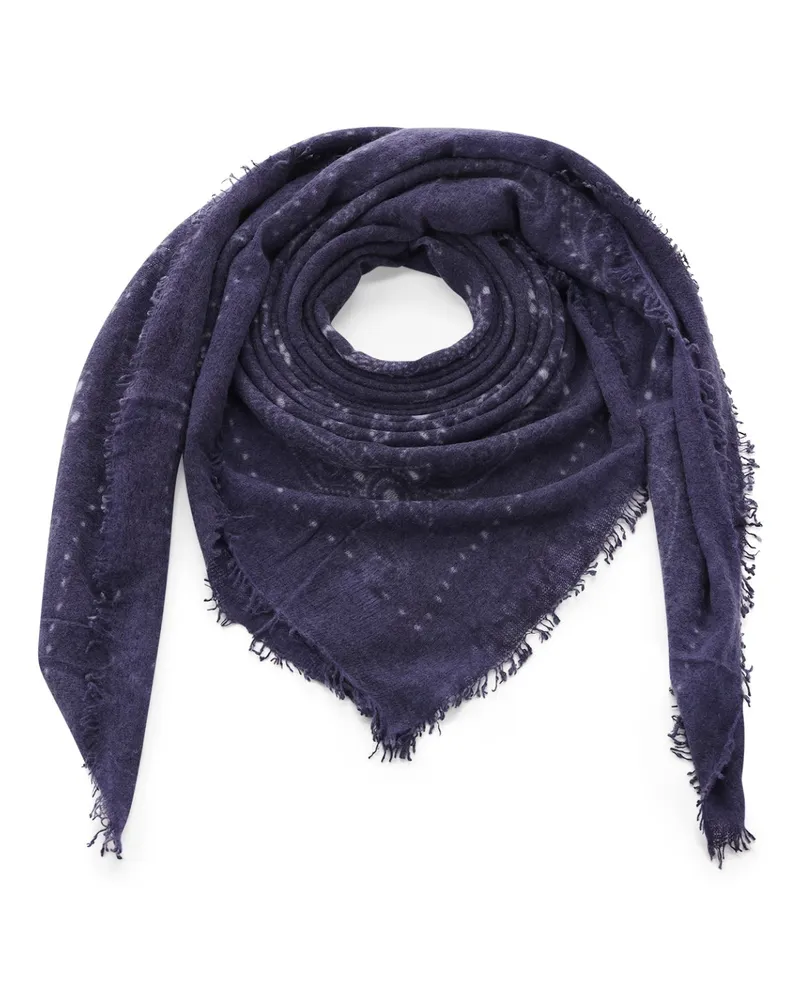 Mala Alisha Tuch Milano aus Kaschmir Navy