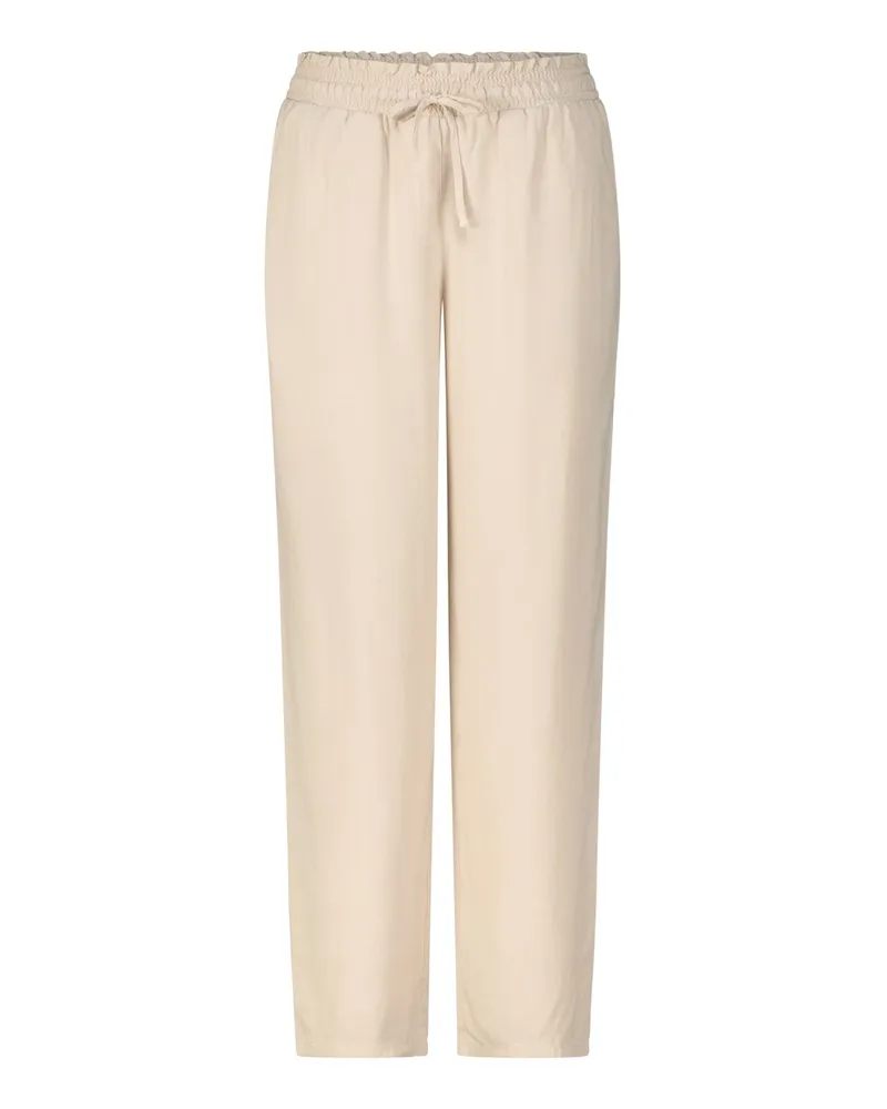 Bella Dahl Stoffhose mit Schnürung Beige