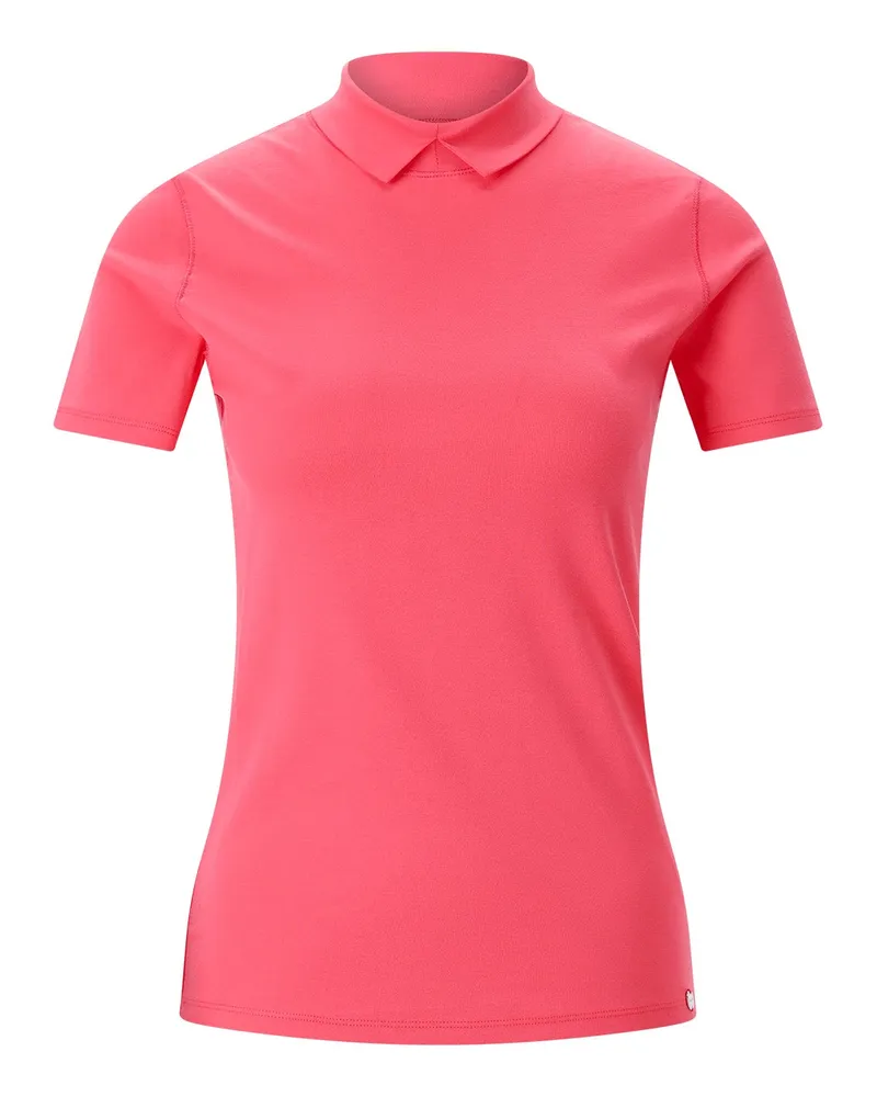 Marc Cain T-Shirt aus Baumwoll-Mix Pink