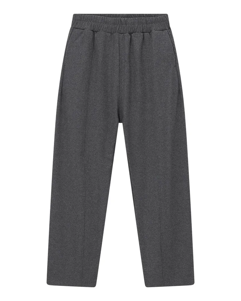 Dondup Hose aus Woll-Mix Anthrazit