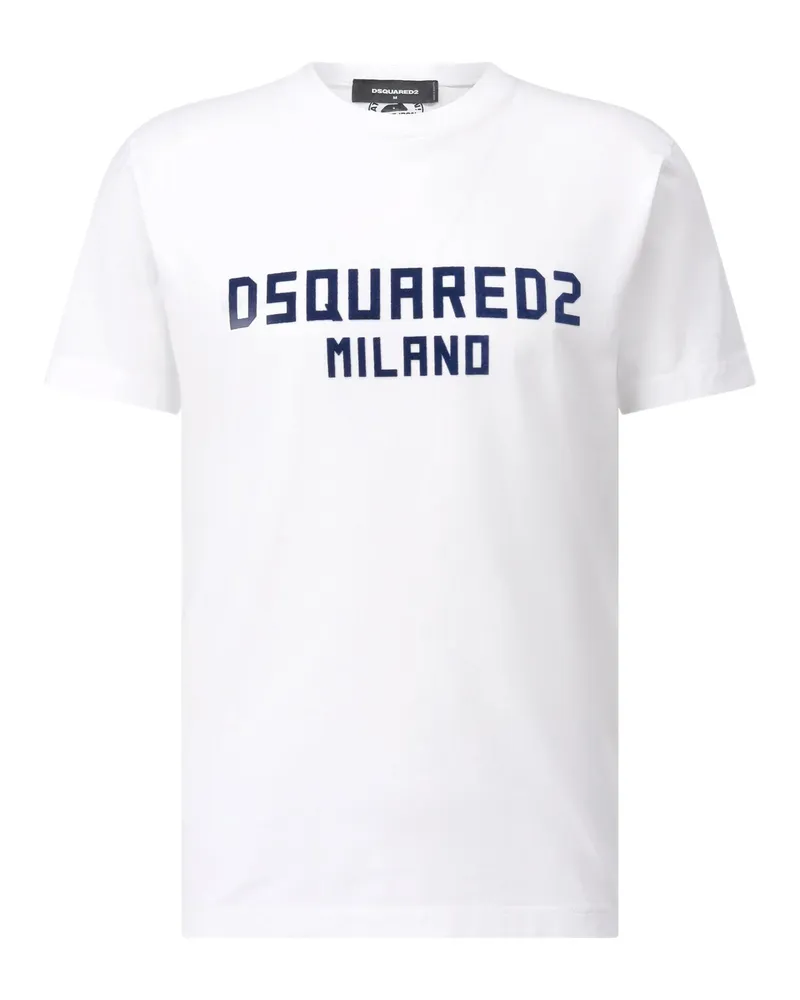 Dsquared2 T-Shirt mit Logo Weiß