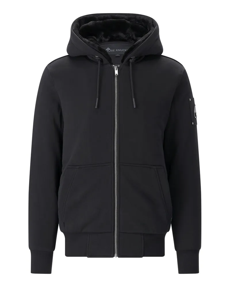 Moose Knuckles Sweatjacke Classic Bunny Schwarz