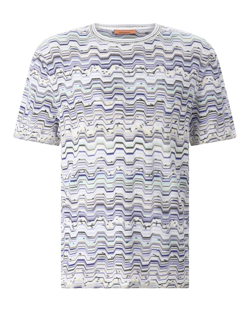 Missoni T-Shirt mit Muster Multicolor