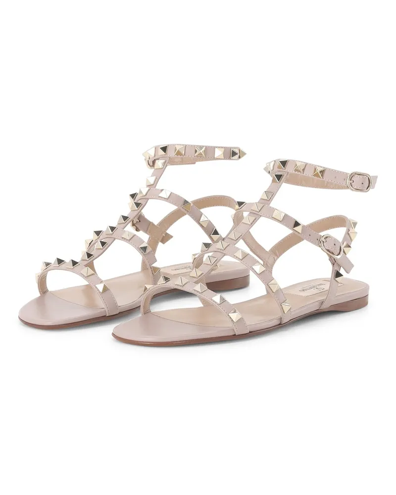 Valentino Garavani Riemchensandalen Rockstud Rosa