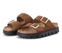 Sandale Arizona Pap Chunky aus Veloursleder