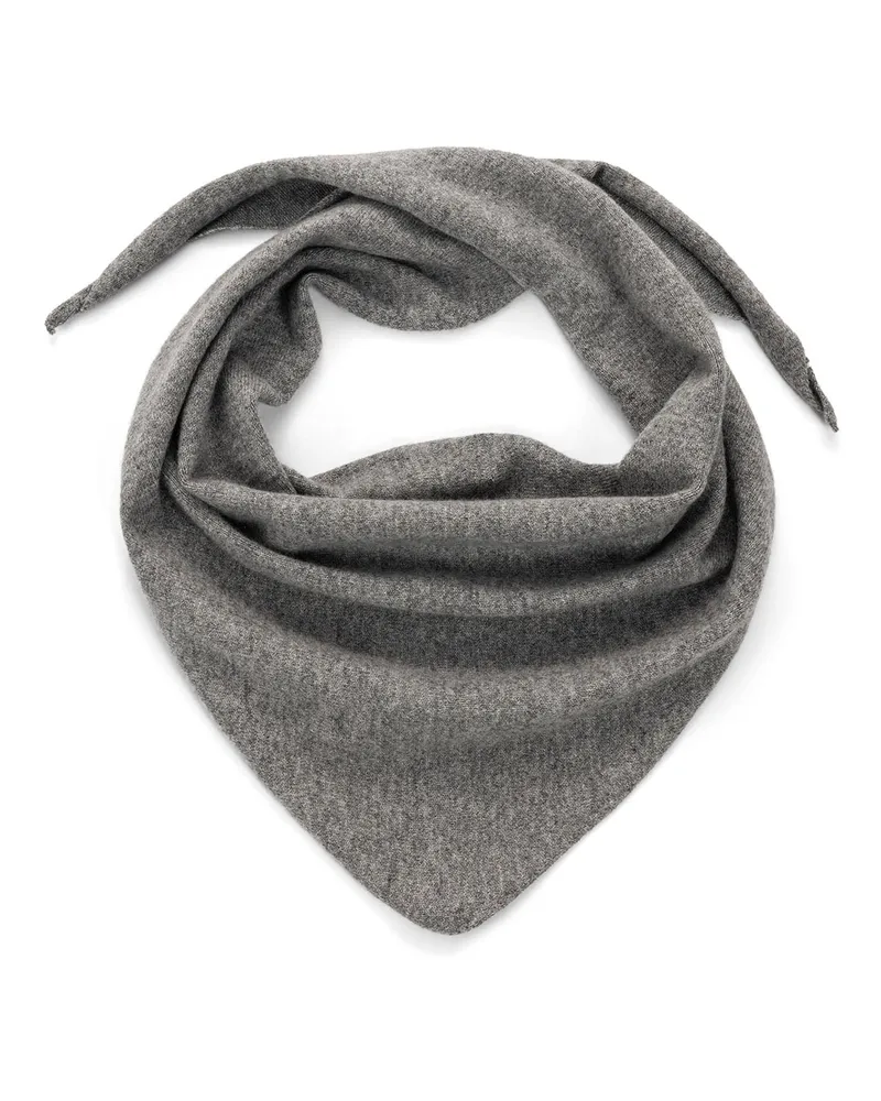 extreme cashmere Tuch Bandana aus Kaschmir-Mix Grau
