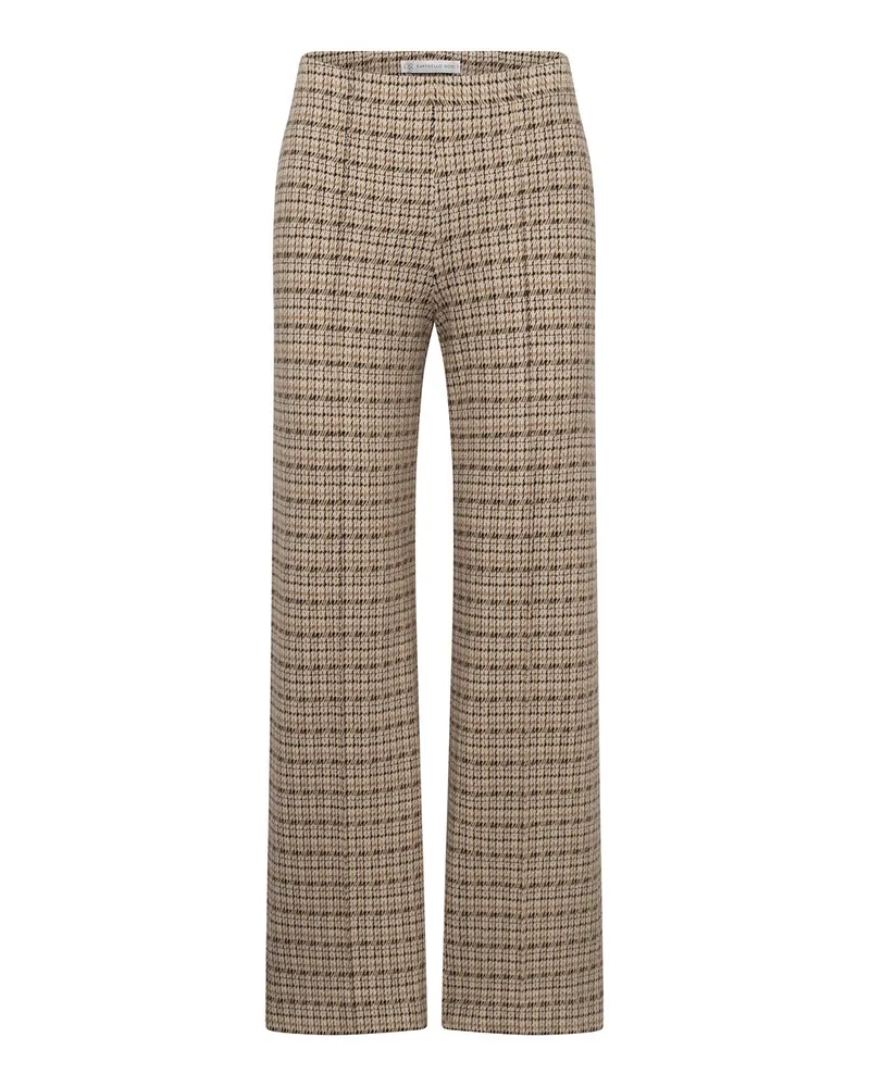 RAFFAELLO ROSSI  Hose Elaine aus Baumwoll-Mix Beige
