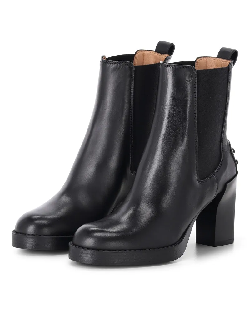 TOD'S Stiefeletten mit Absatz Schwarz