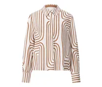 Seidenbluse mit Print