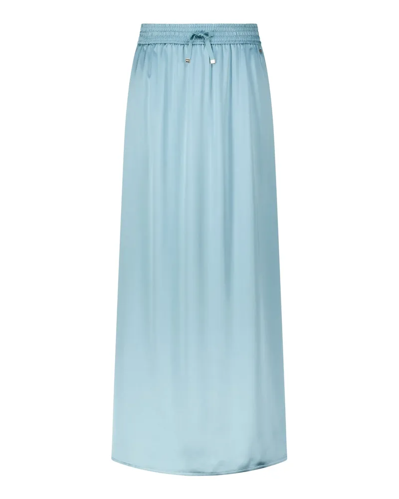 Herno Maxirock aus Satin Hellblau