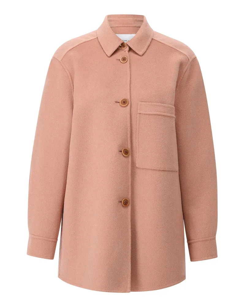 Iris von Arnim Overshirt Zuleika aus Kaschmir & Wolle Rosa