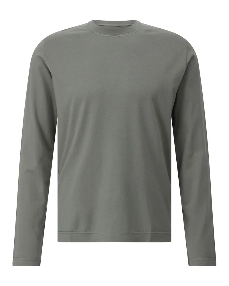 Fedeli Langarmshirt aus Baumwolle Grün