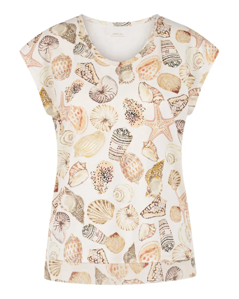 Marc Cain T-Shirt aus Baumwollmix Multicolor