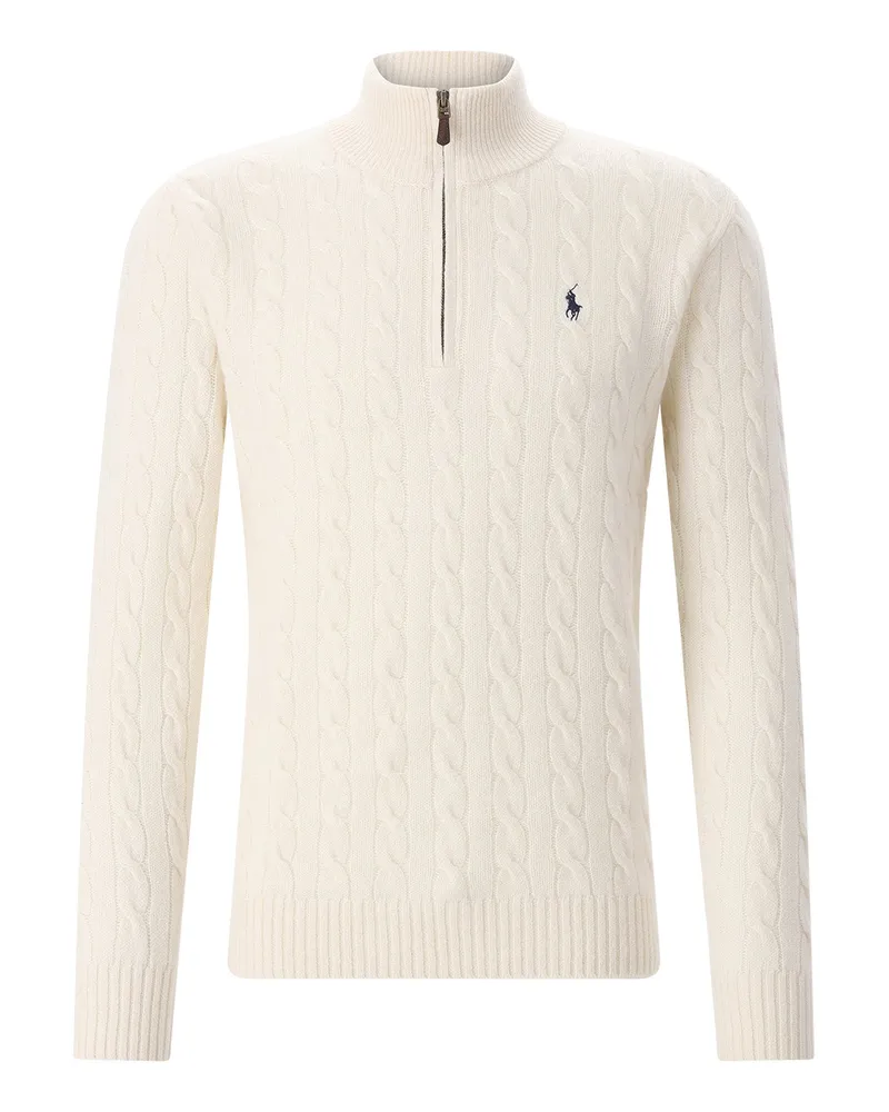 Ralph Lauren Troyer aus Wolle & Kaschmir Creme