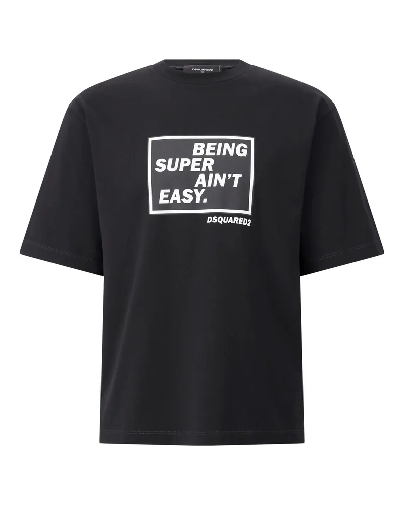 Dsquared2 T-Shirt mit Print Schwarz
