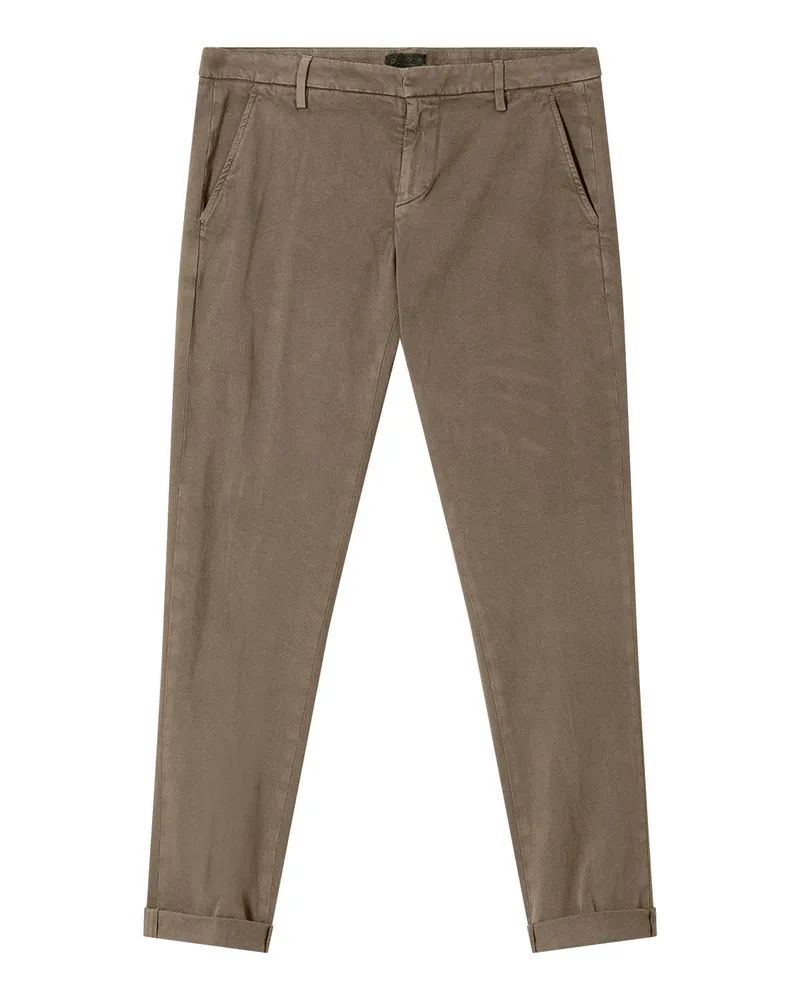 Dondup Chino Gaubert aus Baumwoll-Mix Grau