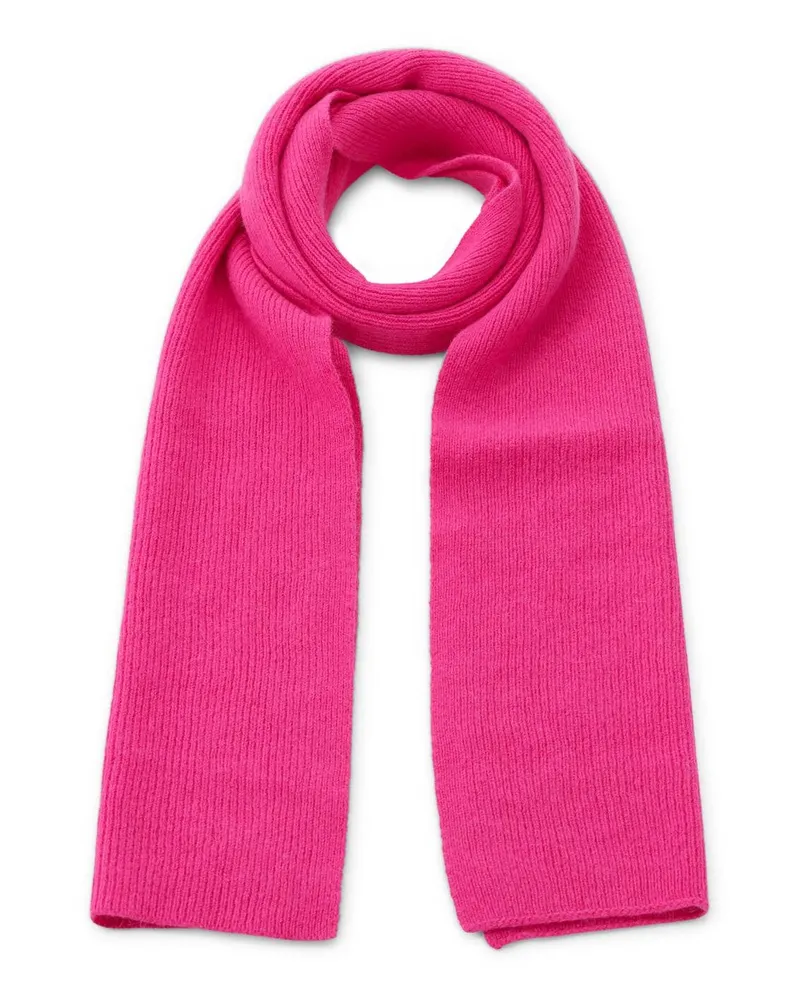 Le Bonnet Schal aus Woll-Mix Pink
