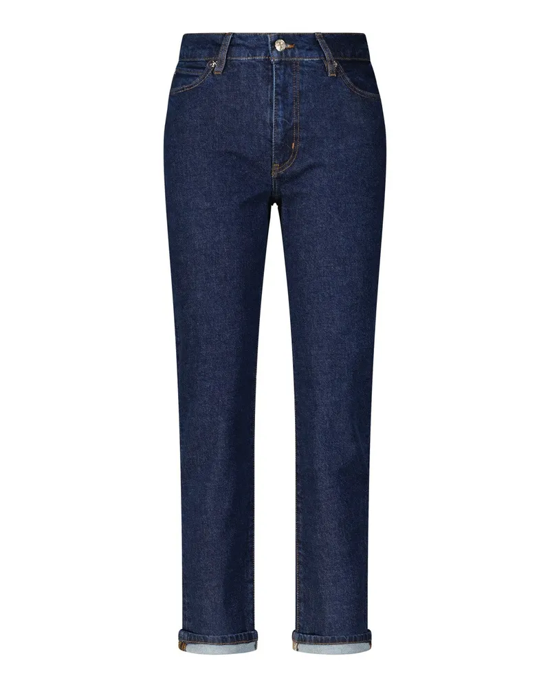 Frame Denim Boyfriend Jeans The Borrowed Dunkelblau