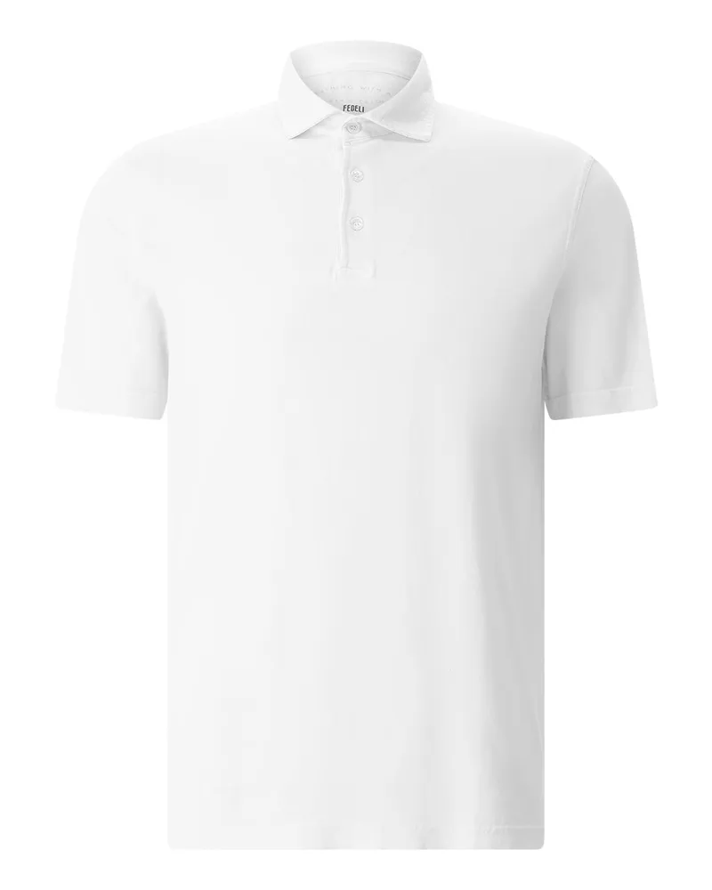 Fedeli Poloshirt Zero Weiß