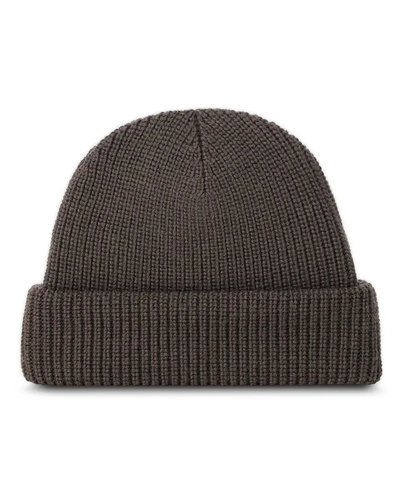 Altea Beanie aus Schurwolle Dunkelbraun