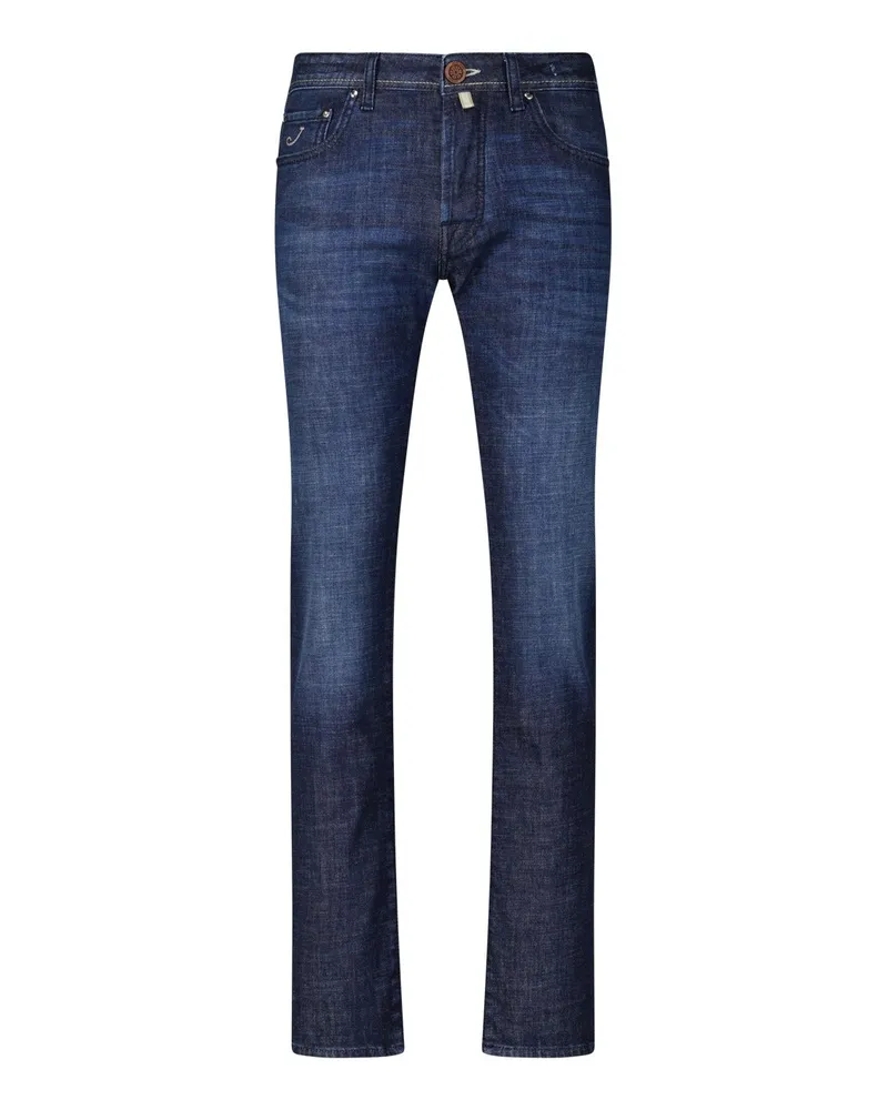 Jacob Cohën Slim-Fit Jeans Bard Aprés Ski Collection Blau