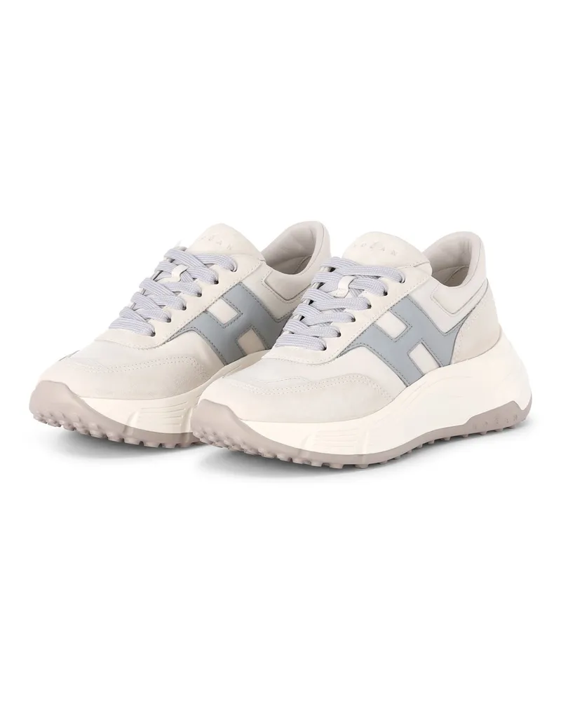 Hogan Sneaker aus Leder Hellgrau