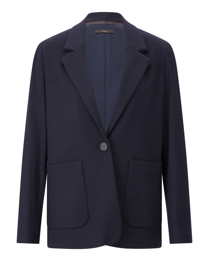 windsor. Blazer aus Wolle Dunkelblau