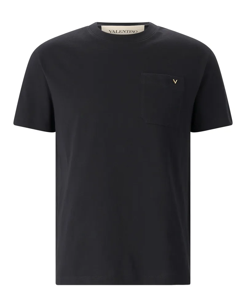 Valentino Garavani T-Shirt mit Logo-Detail Schwarz