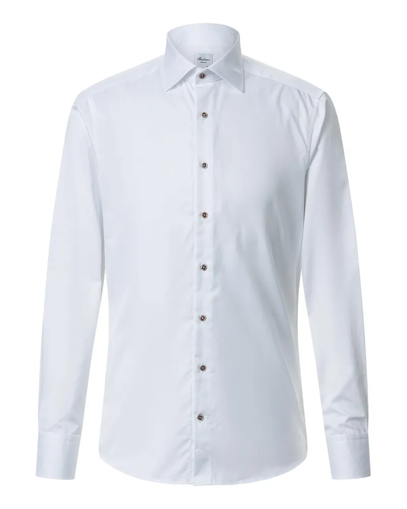 Stenströms Slimline Hemd Weiß