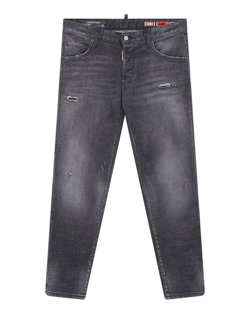 Dsquared2 Slim-Fit Jeans Skater Grau