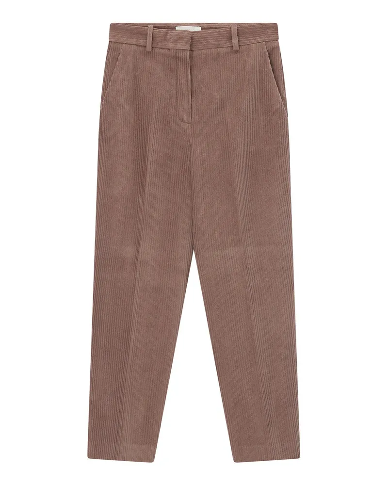 CIRCOLO 1901 Cordhose aus Baumwoll-Mix Braun
