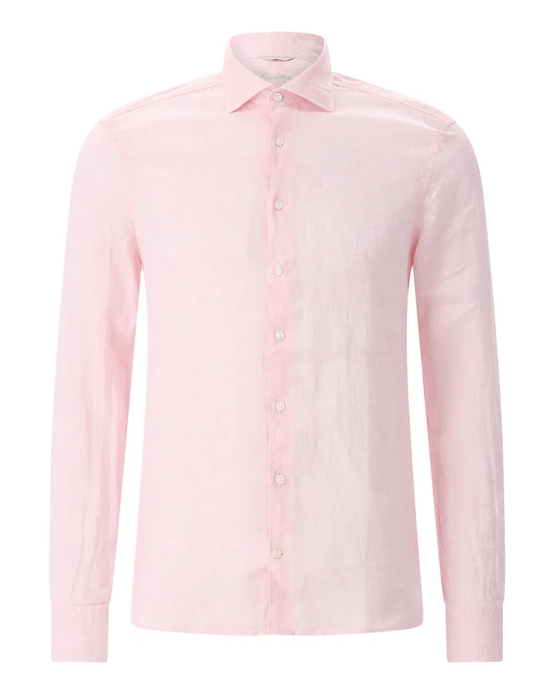 Stenströms Slimline Leinenhemd Rosa