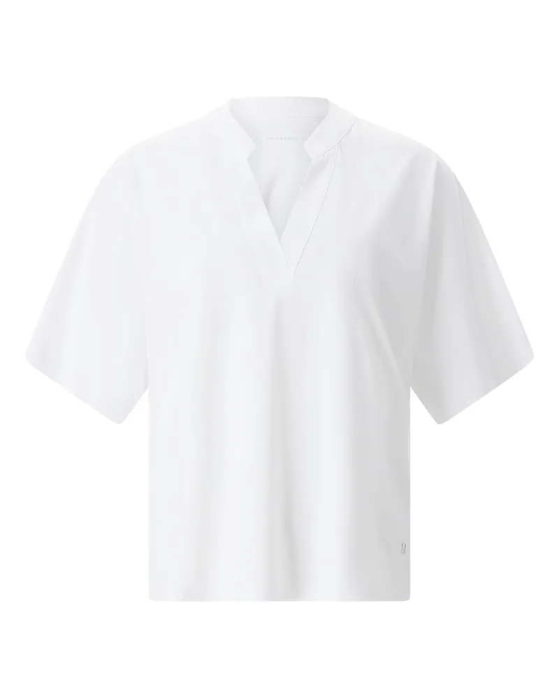 RAFFAELLO ROSSI  Kurzarmbluse Loui Weiß