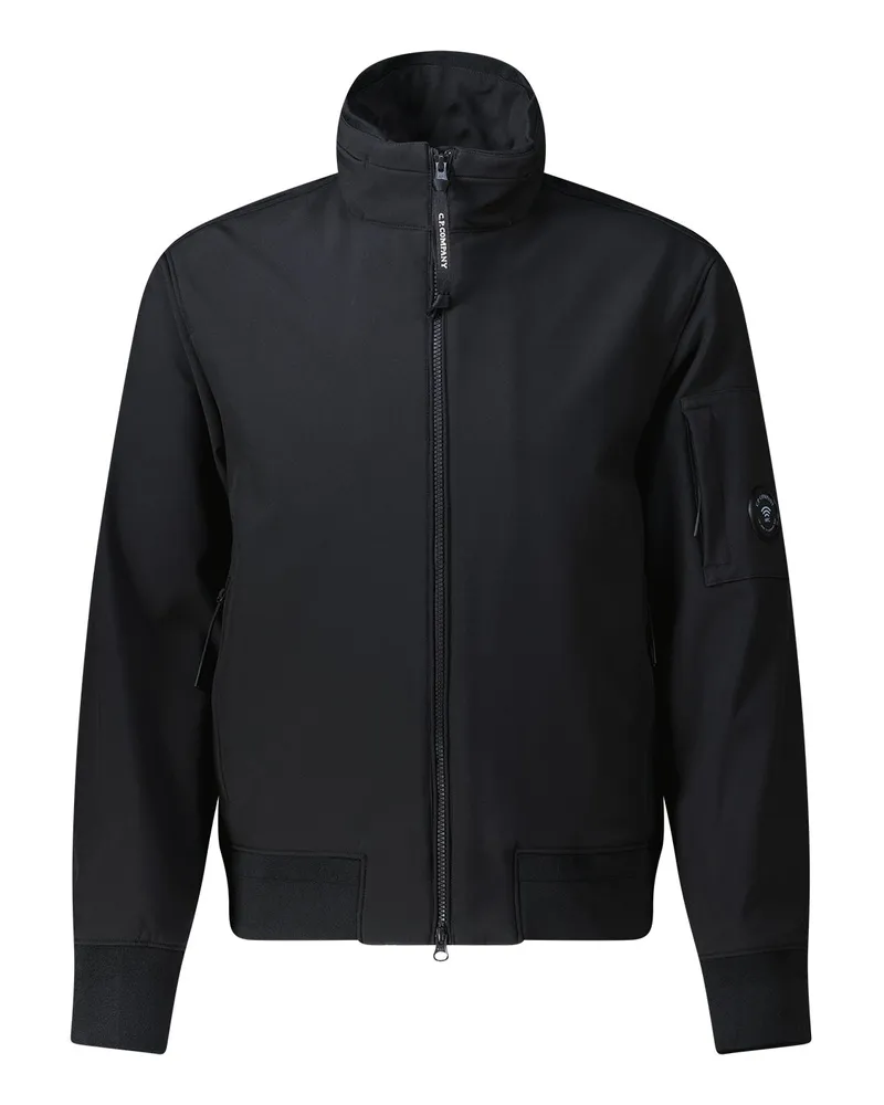 C.P. Company Übergangsjacke aus Soft Shell Schwarz