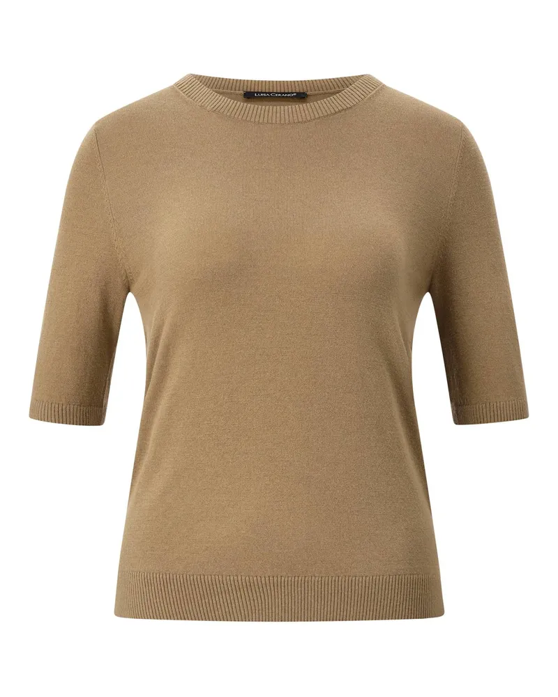 Luisa Cerano Feinstrick-Pullover Braun