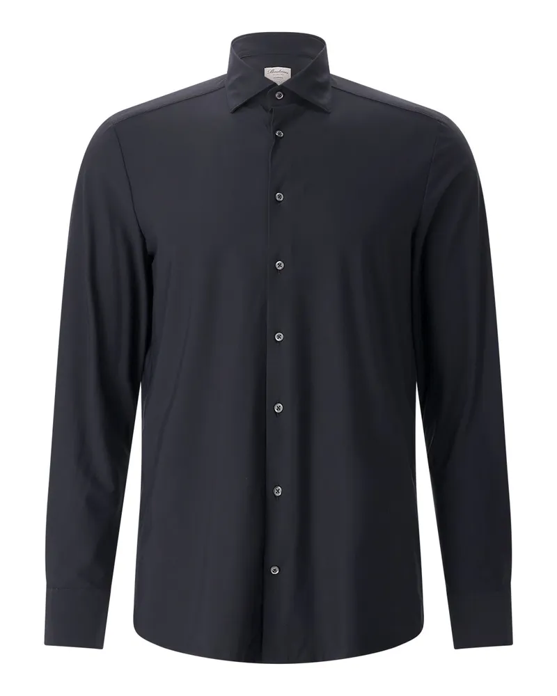 Stenströms Slimline Hemd Schwarz