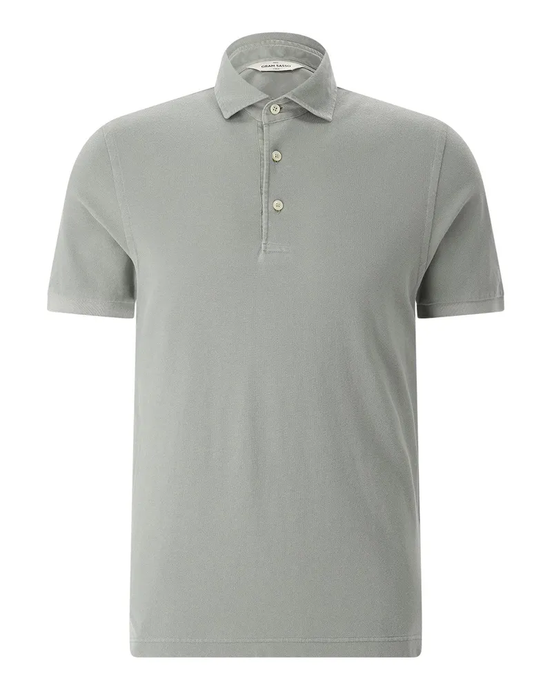 Gran Sasso Poloshirt aus Baumwolle Grün