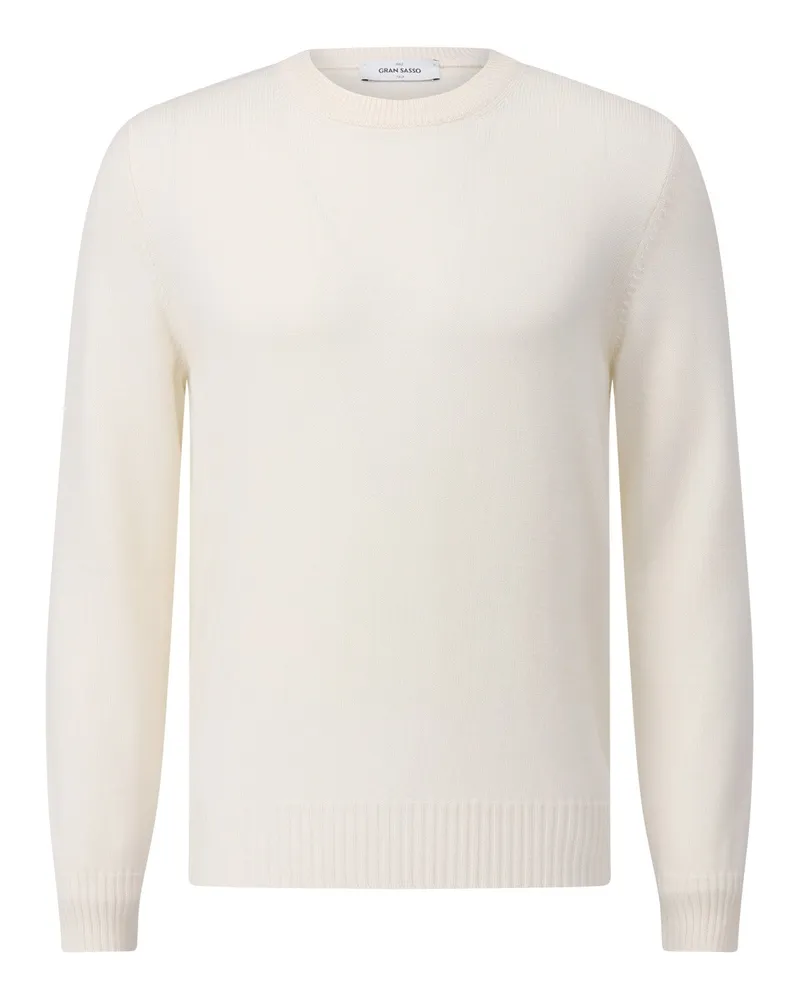 Gran Sasso Pullover aus Schurwolle Creme