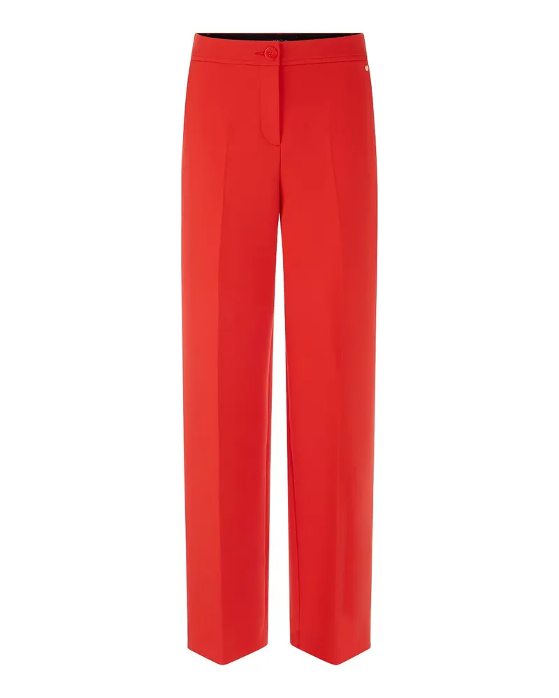 Marc Cain Wide-Fit Stoffhose Wukari Rot