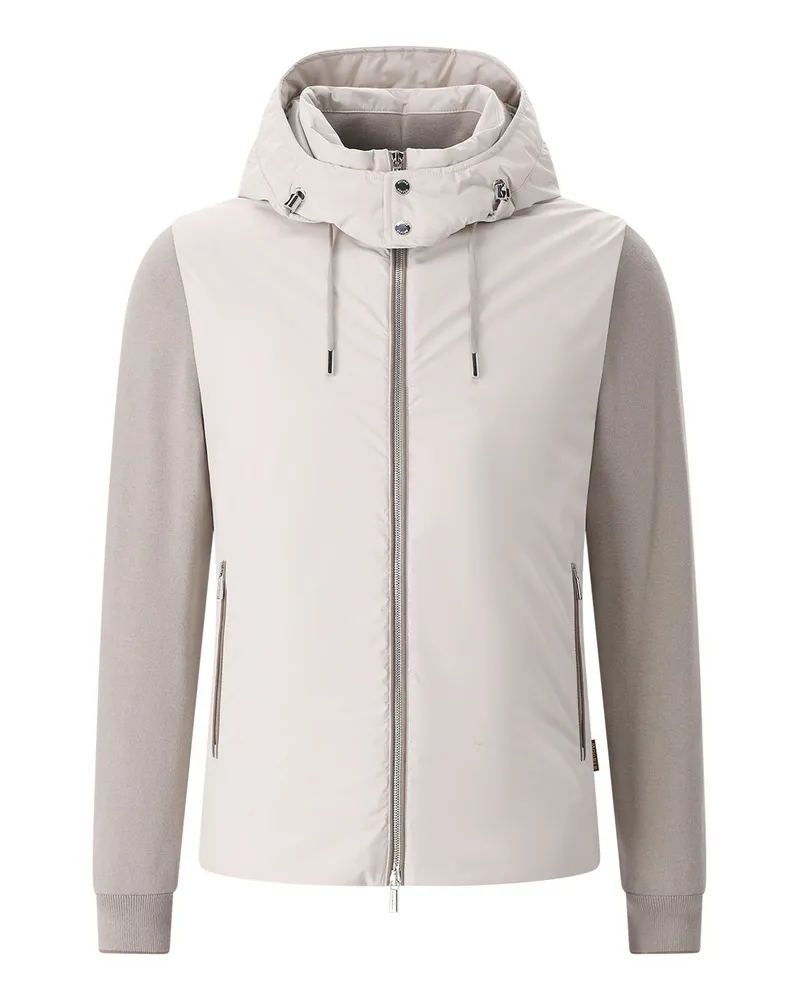 MOORER Jacke Evan mit abnehmbaren Ärmeln Beige