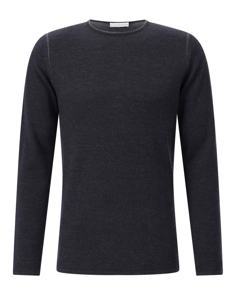 KIEFERMANN Pullover Lutzs mit Rundhalsausschnitt Dunkelblau