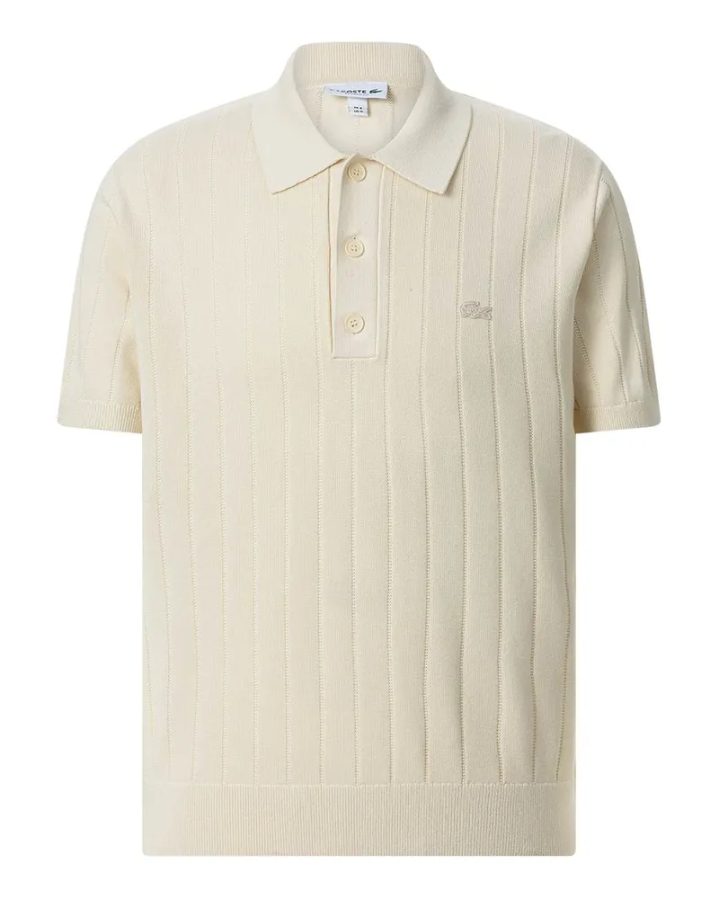 Lacoste Poloshirt mit Logo Creme