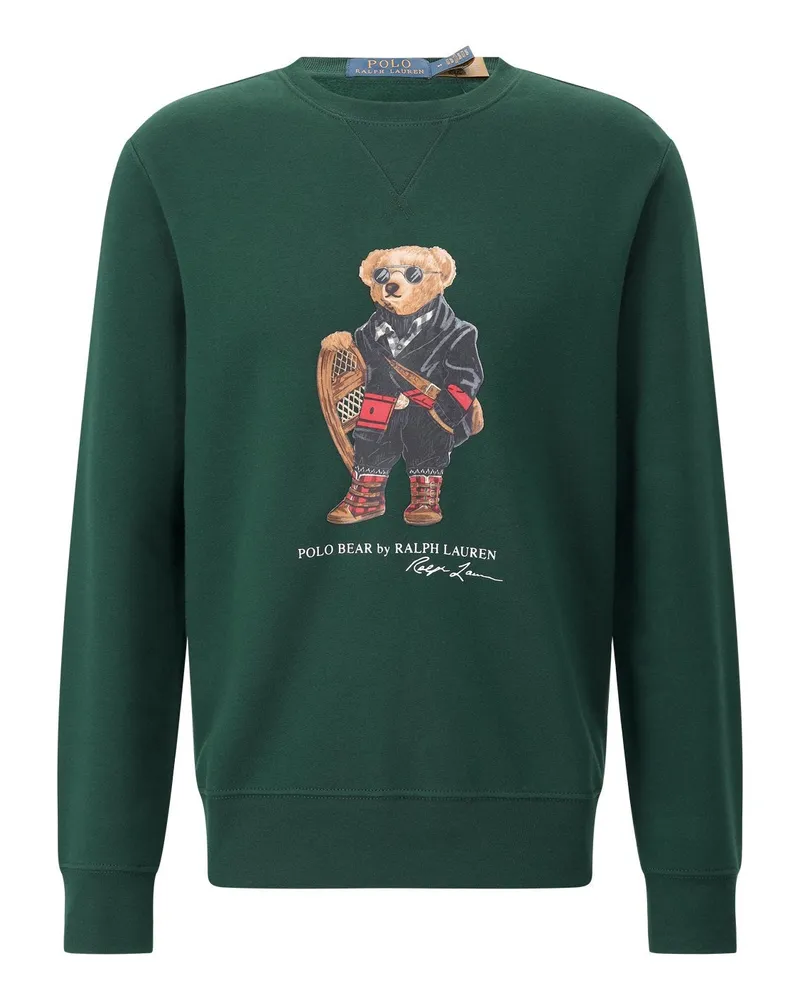 Ralph Lauren Sweatshirt mit Print Dunkelgrün