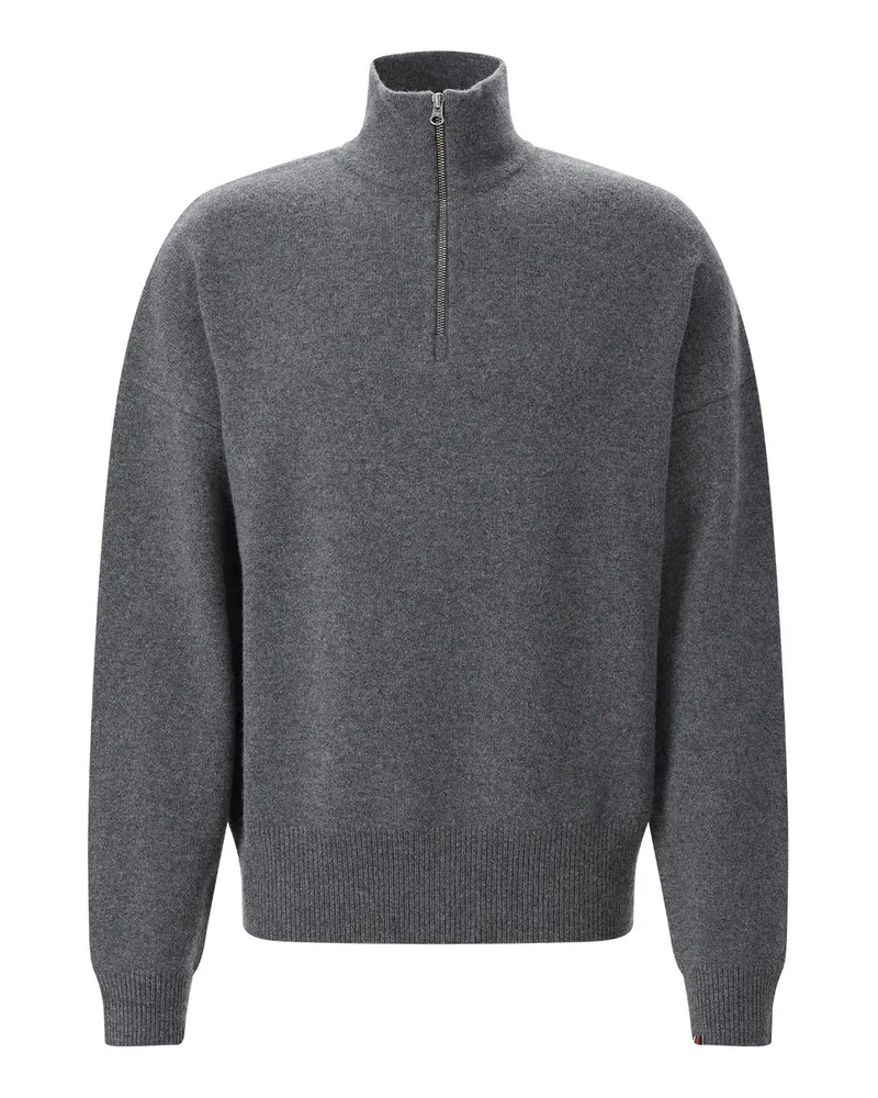 extreme cashmere Troyer Hike aus Kaschmir-Mix Grau