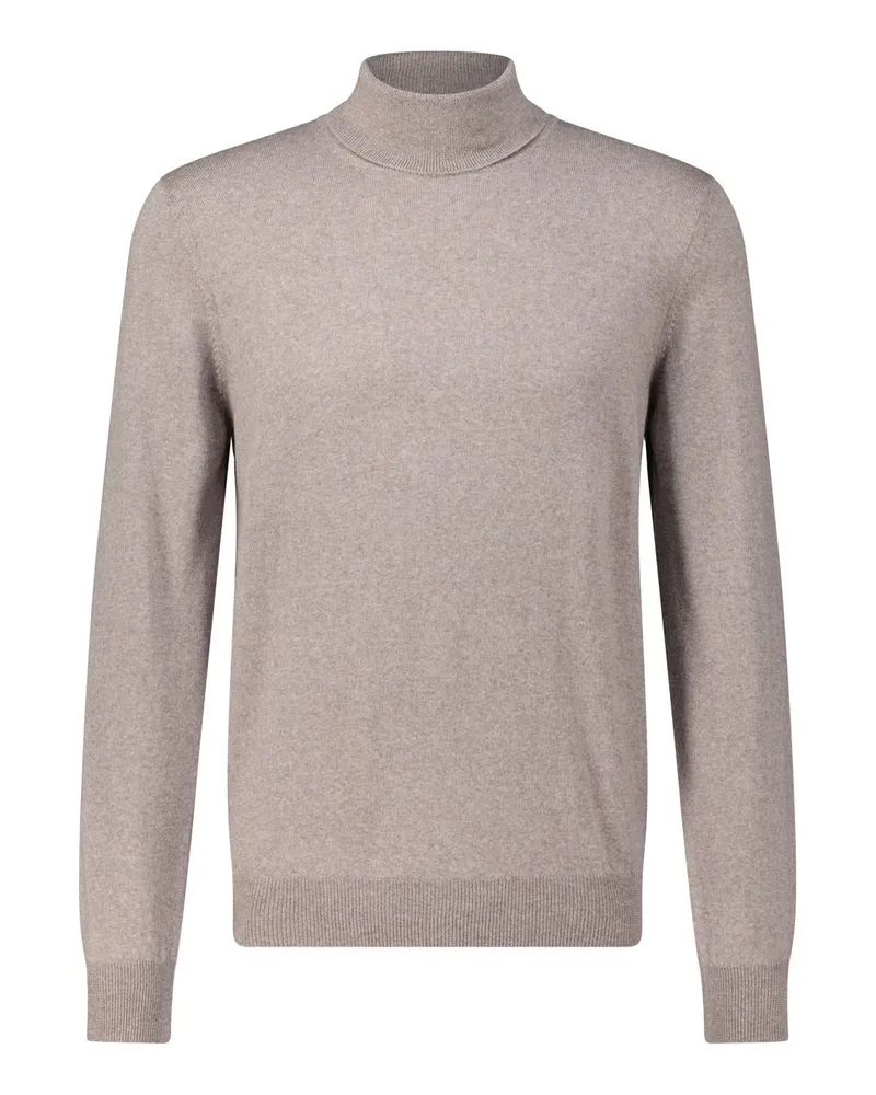Gran Sasso Rollkragenpullover aus Wolle Grau