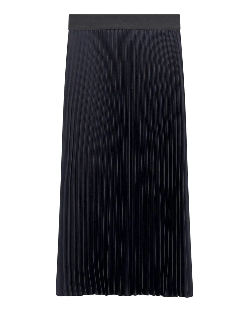 Luisa Cerano Maxirock aus Satin Schwarz
