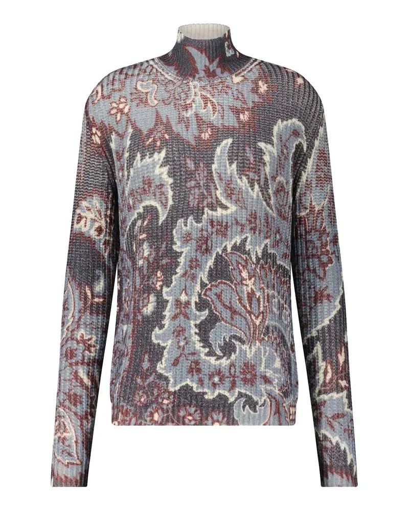 Etro Rollkragen Pullover aus Strick Multicolor