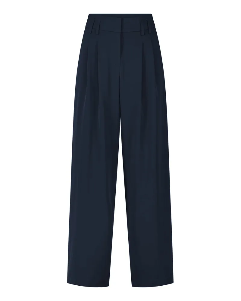 RAFFAELLO ROSSI  Weite Bundfaltenhose Mayla Dunkelblau