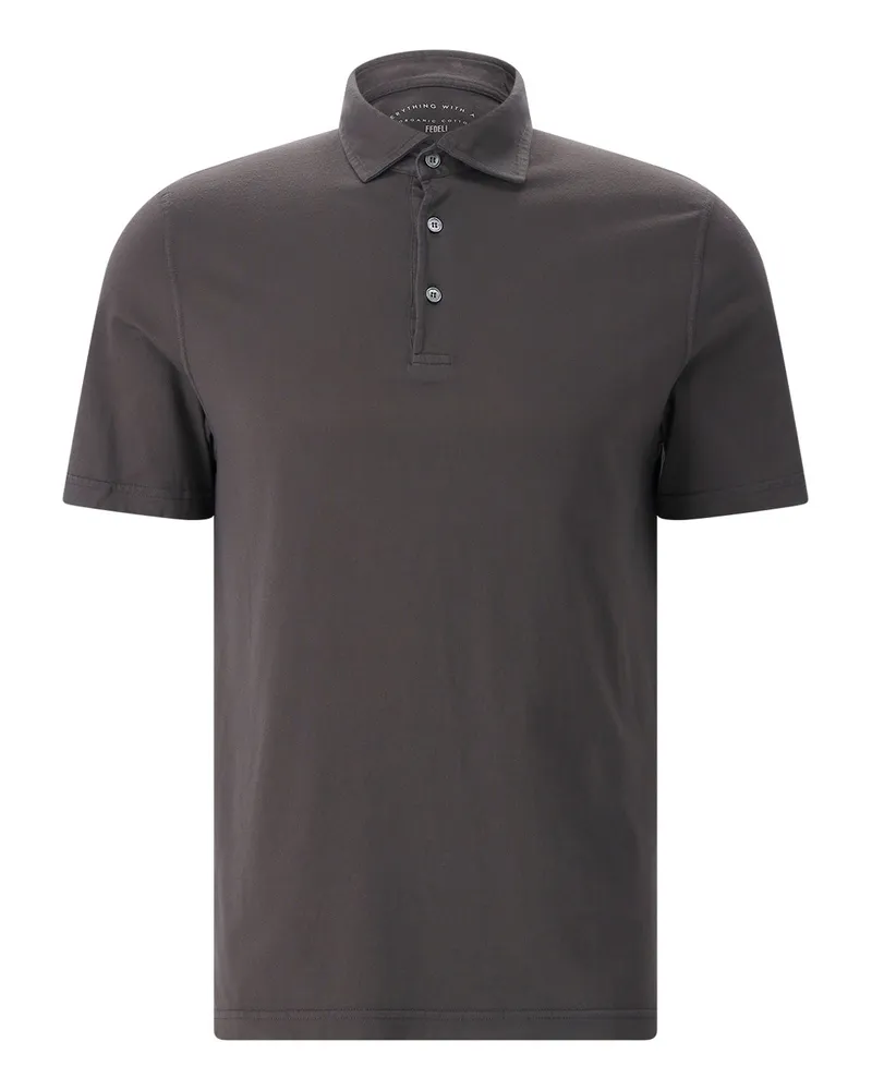 Fedeli Poloshirt Zero Dunkelbraun